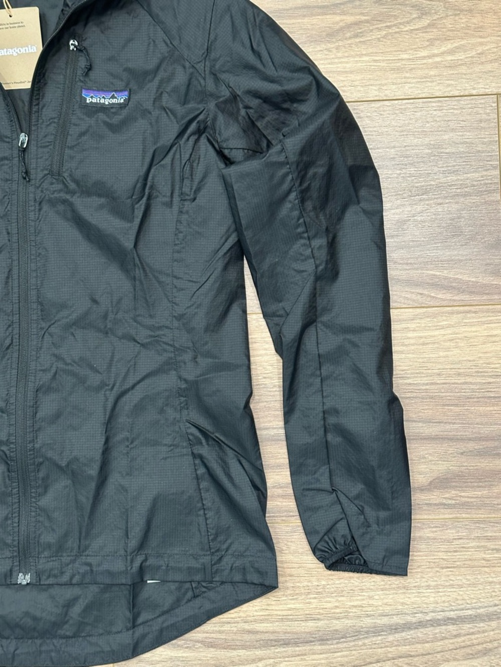 NEW Patagonia Women’s Houdini Jacket in Black Size Small - Picture 4 of 14